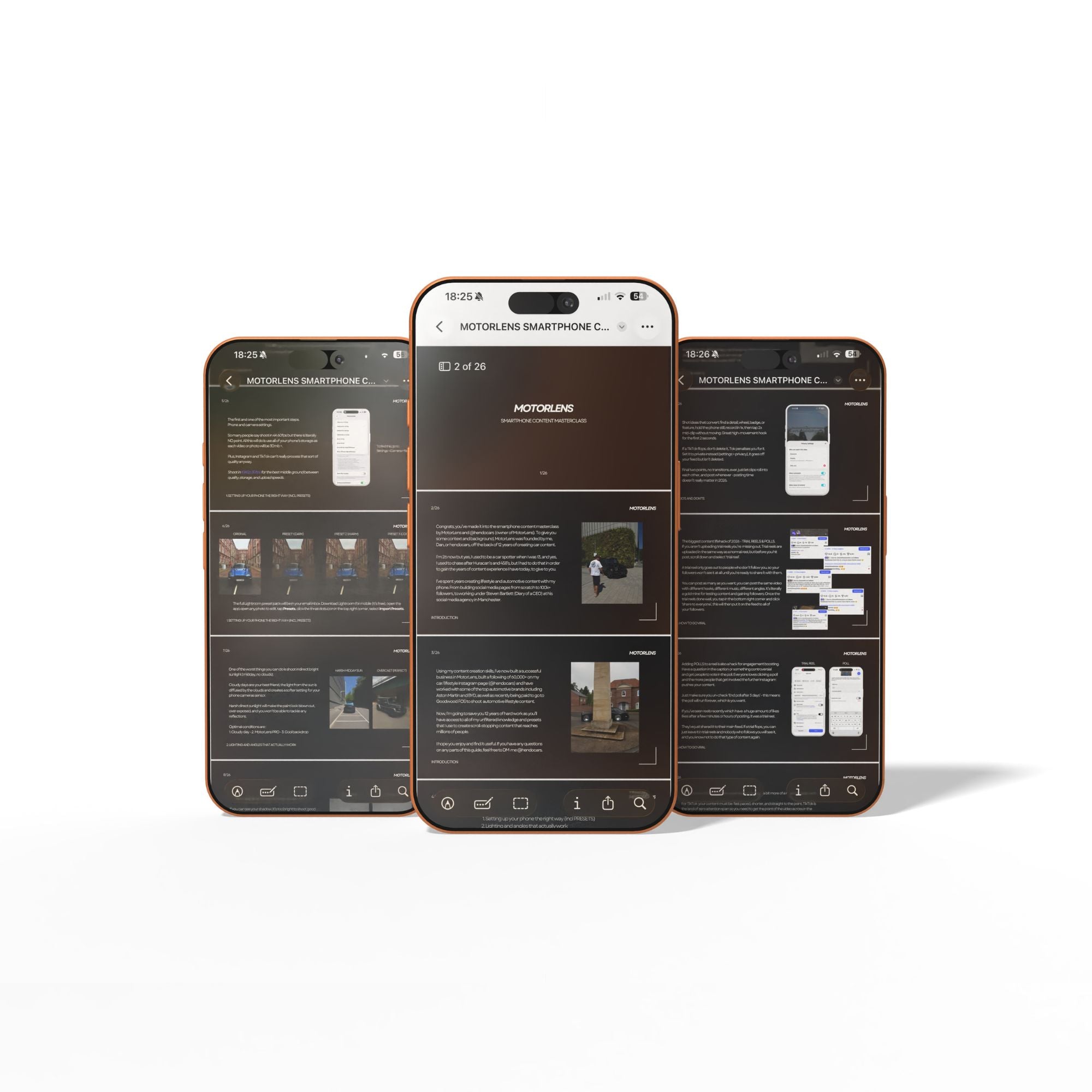 MotorLens Smartphone Content Masterclass