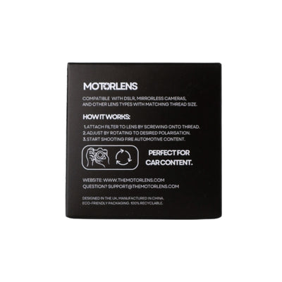 MotorLens PRO Polarisationsfilter für Kamera